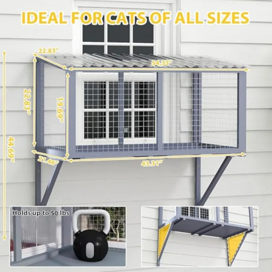 Creating a Cat Paradise: Integrating Outdoor Cat Enclosures Window Perches and Wall Furniture for the Ultimate Cat Patio Experience