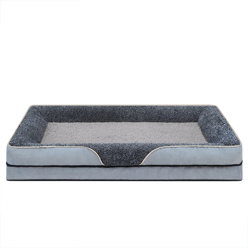 Oversized Dog Bed, Removable & Washable, Comfortable and Soft with Raised Edges,