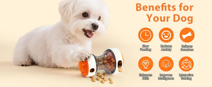 Interactive dog toys for small dogs - Adjustable Treat Dispensing Ball