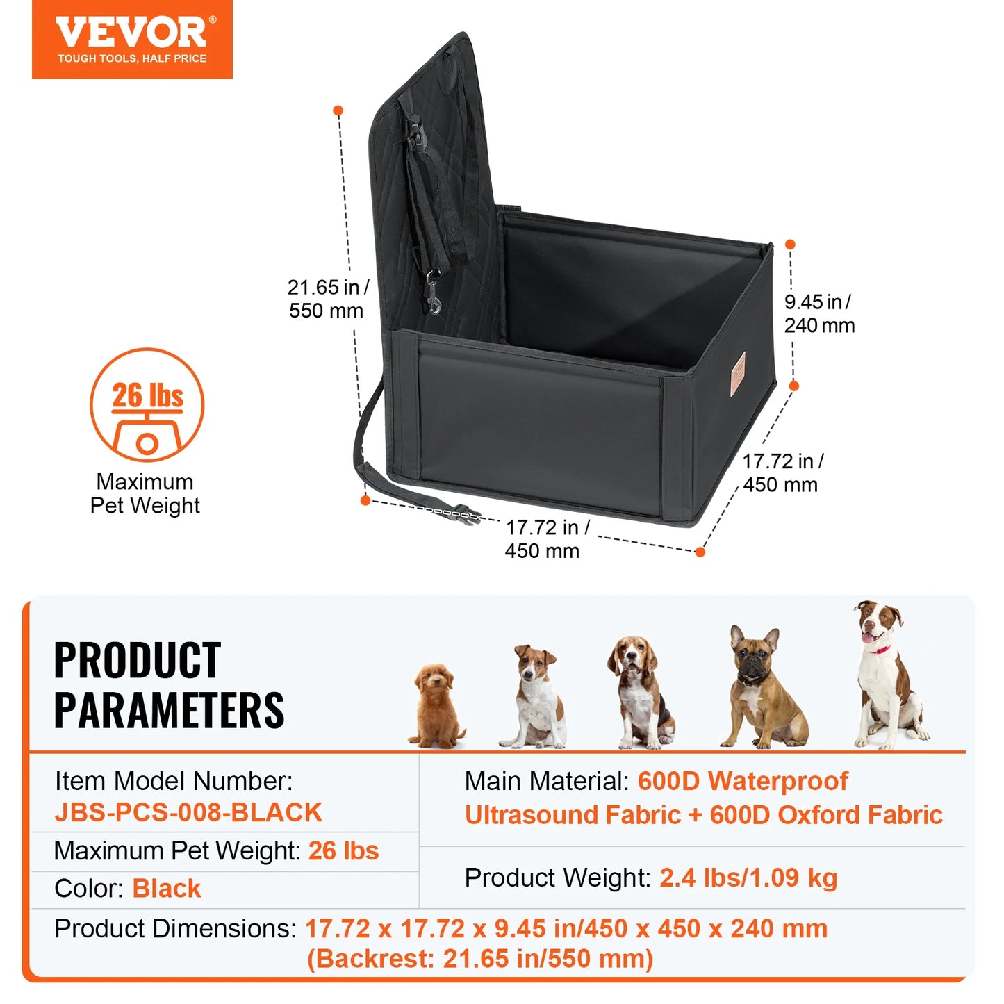 Dog Car Seat Cover - Huge Variety!