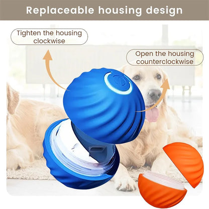 Smart Dog Toy Ball Electronic Interactive Pet Toy Moving Ball USB Automatic