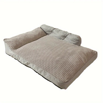 Plush Dog Bed, Non-Slip Winter Warm