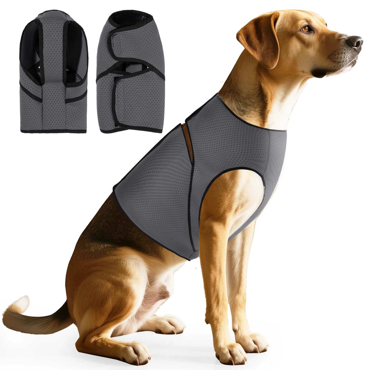 Dog Anxiety Jacket, for Thunder, Skin-Friendly - Keep Pet Calm, Anti Anxiety Vest