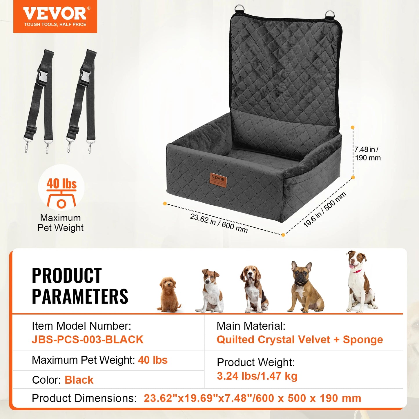 Dog Car Seat Cover - Huge Variety!