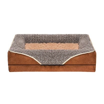 Oversized Dog Bed, Removable & Washable, Comfortable and Soft with Raised Edges,