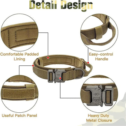Tactical Dog Leash & Collar