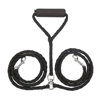 4.5' Pet Double Leash 2 Way Couplers Dog Leash Rope