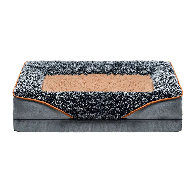 Oversized Dog Bed, Removable & Washable, Comfortable and Soft with Raised Edges,