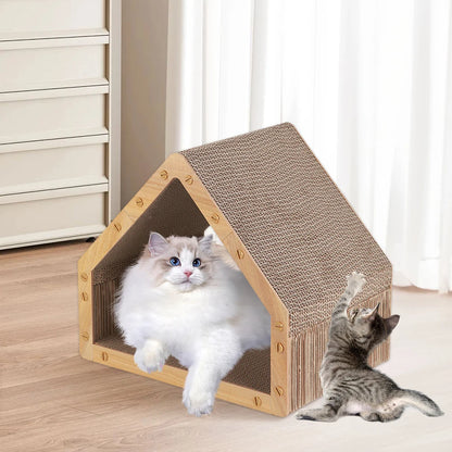 Cat Scratcher House for Indoors