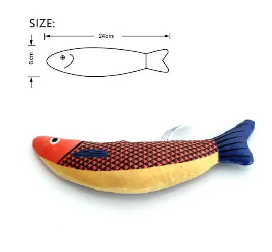 Fish Shape Catnip Toy