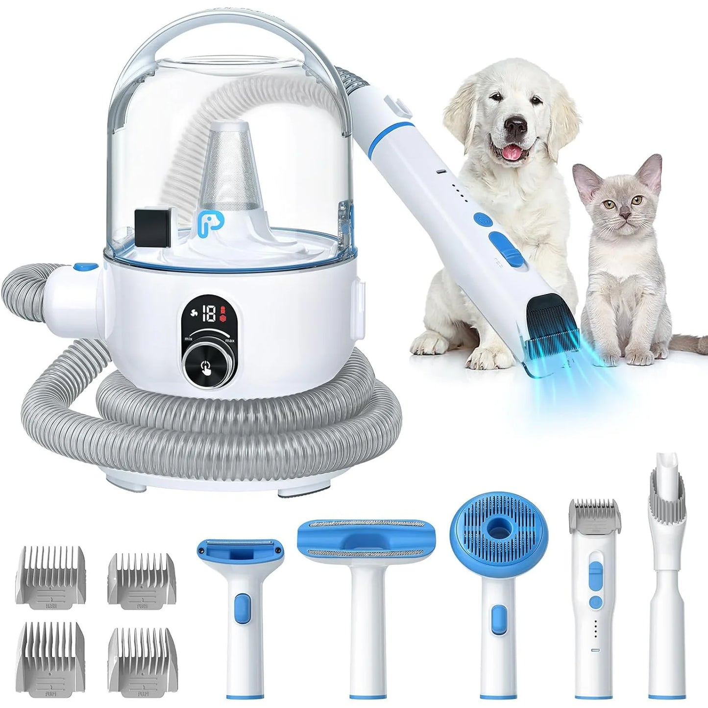 Pet Grooming Kit with 2L Vacuum
