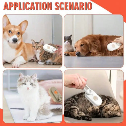 3-In-1 Pet Steam Brush
