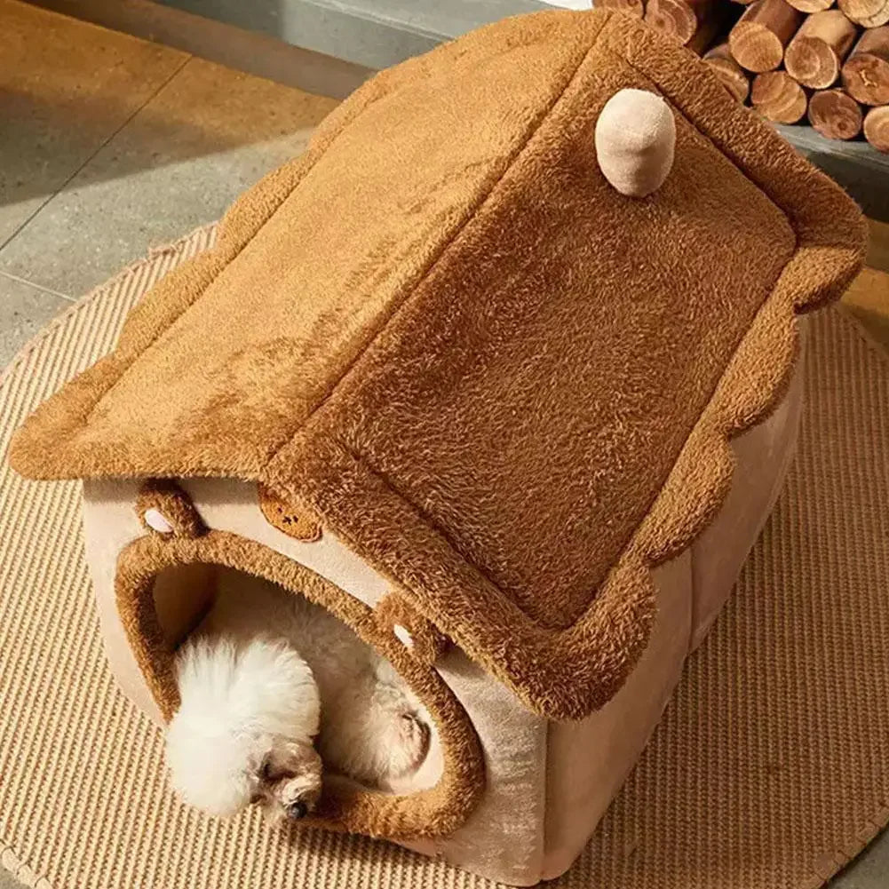 Plush Cat House