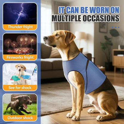 Dog Anxiety Jacket, for Thunder, Skin-Friendly - Keep Pet Calm, Anti Anxiety Vest