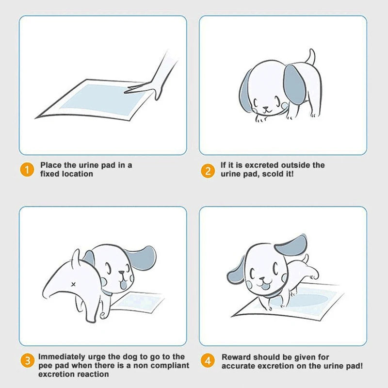 100 17.7"x13" inch 6-layer Disposable Absorbent Training Puppy Pee pads