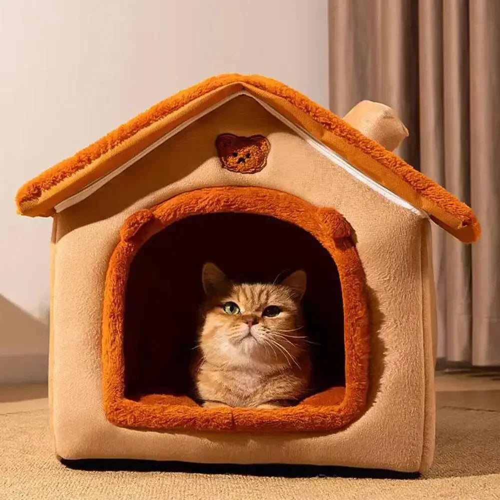 Plush Cat House