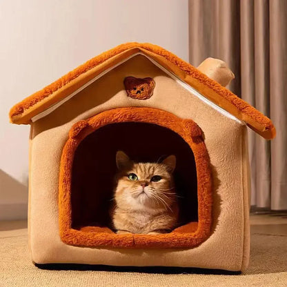Plush Cat House