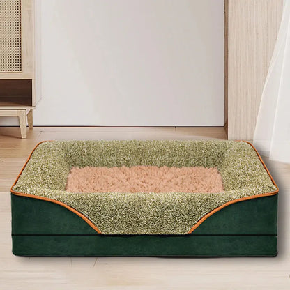 Oversized Dog Bed, Removable & Washable, Comfortable and Soft with Raised Edges,