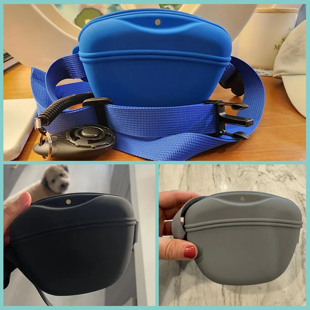 Silicone Dogs Treat Bag