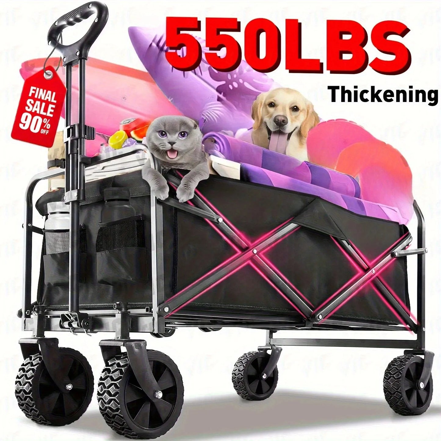 Sturdy Collapsible Folding Cart