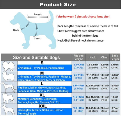 Fashion Soft Denim Pet Overalls - Jean Outfit Set for Small/Medium Breed Dogs