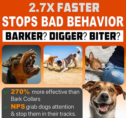2026 Release Pet Dog Repeller Ultrasonic Dog Training Rechargeable Anti Dog Bark Deterrent Device With LED Flashlight