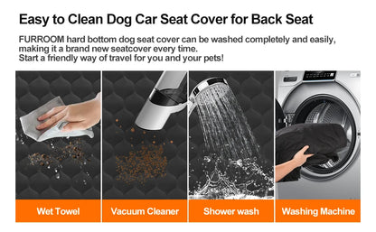 Waterproof Pet Travel, Foldable Rear Seat Protector