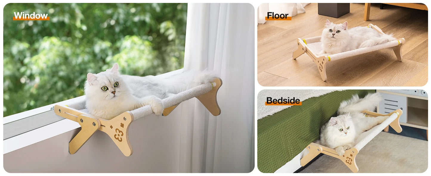 2 in 1 Cat Window or Floor Hammock