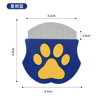 Cat and Dog Face Comb, Tear Stain, Black Chin, Gentle Grooming