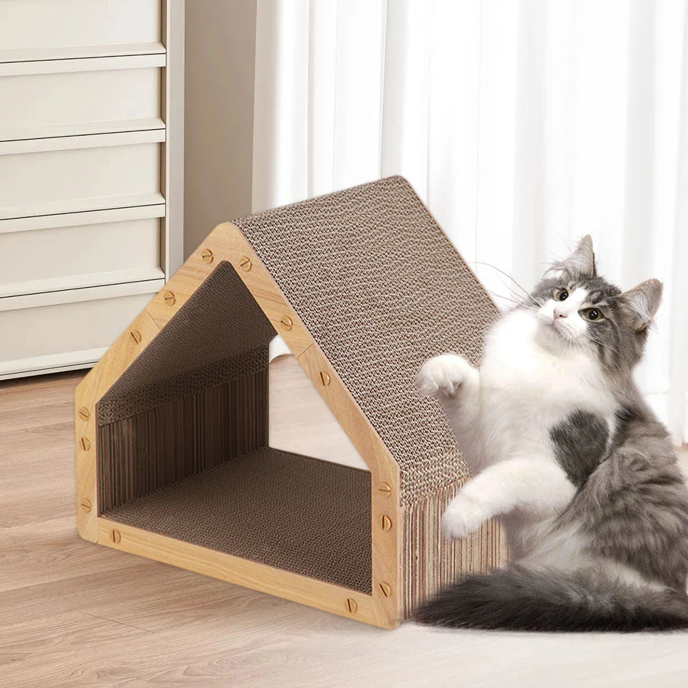 Cat Scratcher House for Indoors