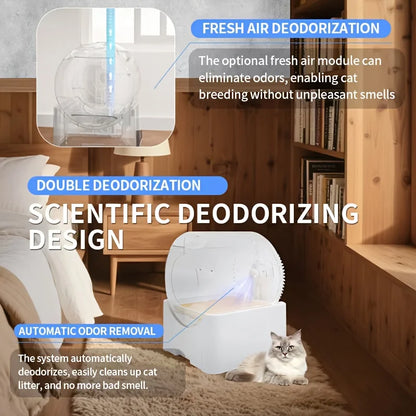Self-Cleaning Cat Litter Box Automatic
