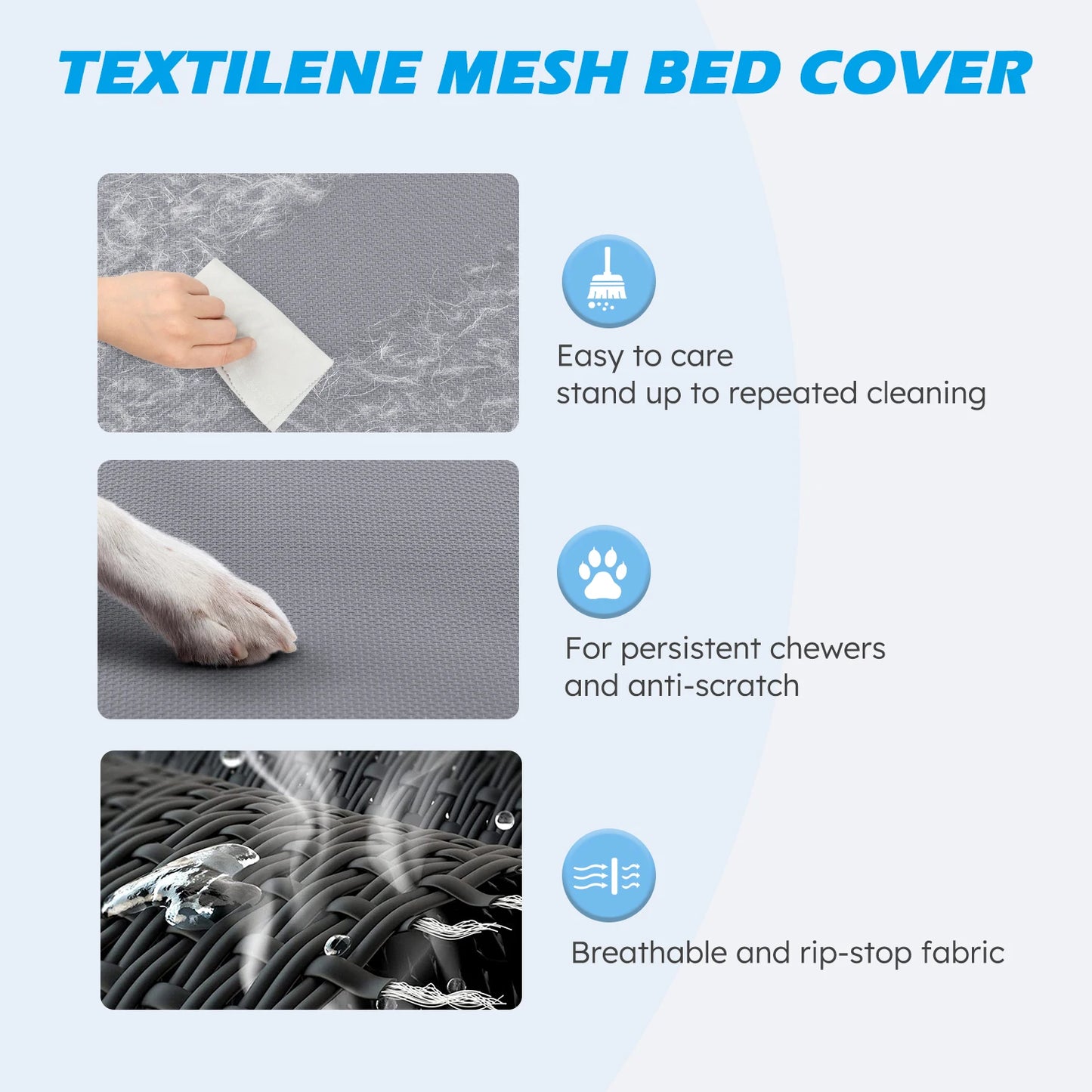 Elevated Pet Bed / 7 Colors and 4 Sizes