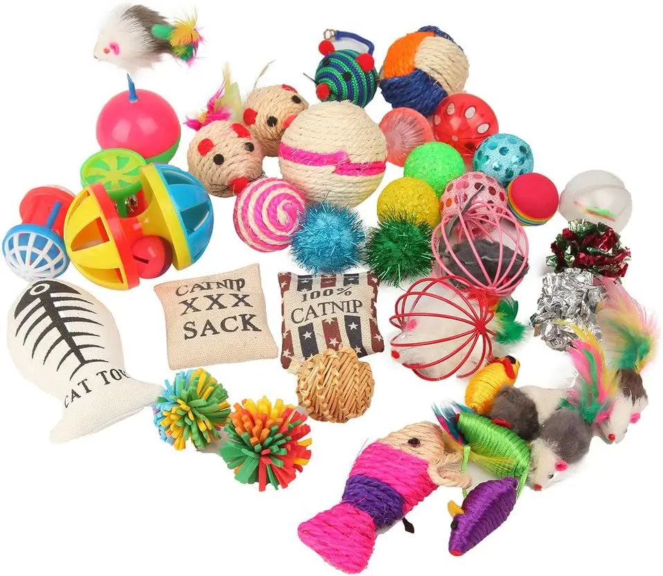 Cat Toys Variety Pack, 20 Pieces