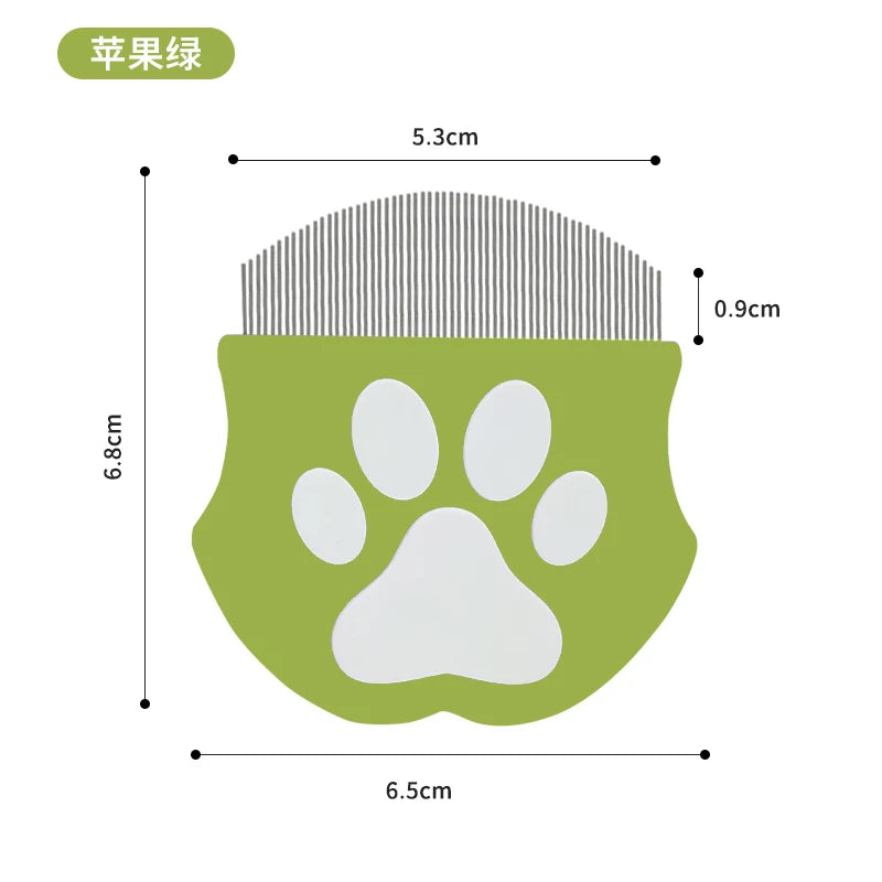 Cat and Dog Face Comb, Tear Stain, Black Chin, Gentle Grooming