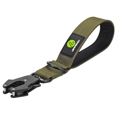 Short Dog leash, nylon traffic lead, large dog, military leash, metal buckle