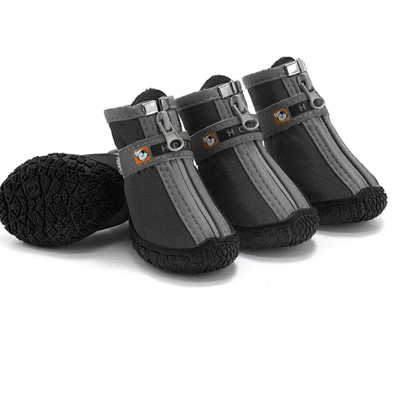 Dog Shoes Non-Slip Soles Thick Plush Protection Shoes Warm, Breathable Climbing Booties