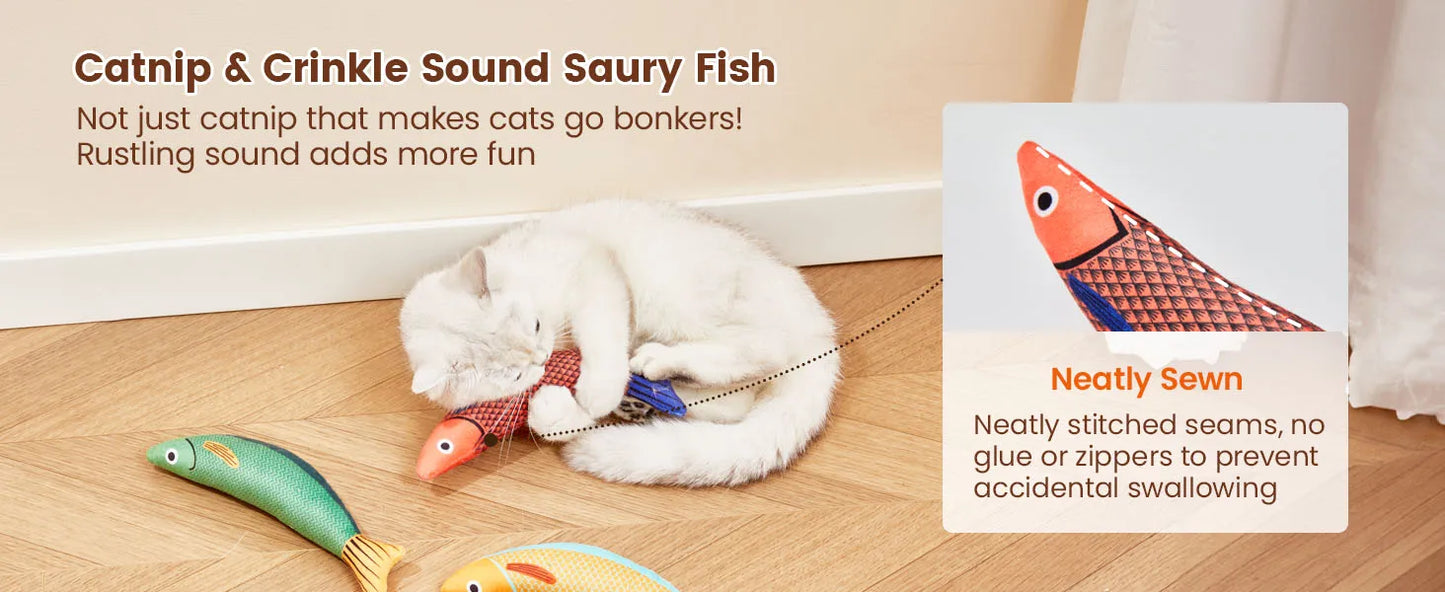 Fish Shape Catnip Toy