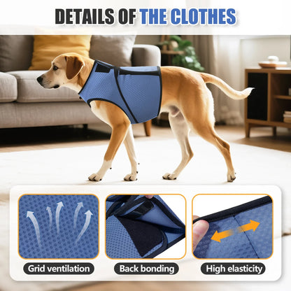 Dog Anxiety Jacket, for Thunder, Skin-Friendly - Keep Pet Calm, Anti Anxiety Vest