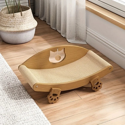 Cat upright recliner, scratch board, claw grinder | Thick, wear-resistant and non shedding