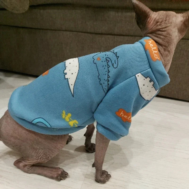 Cute Print Cat Clothes