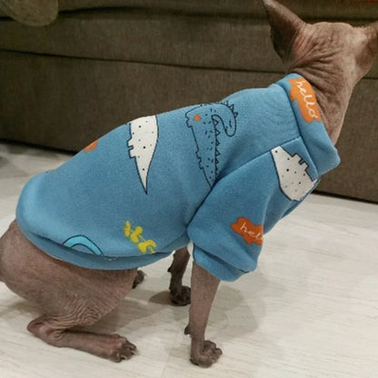Cute Print Cat Clothes