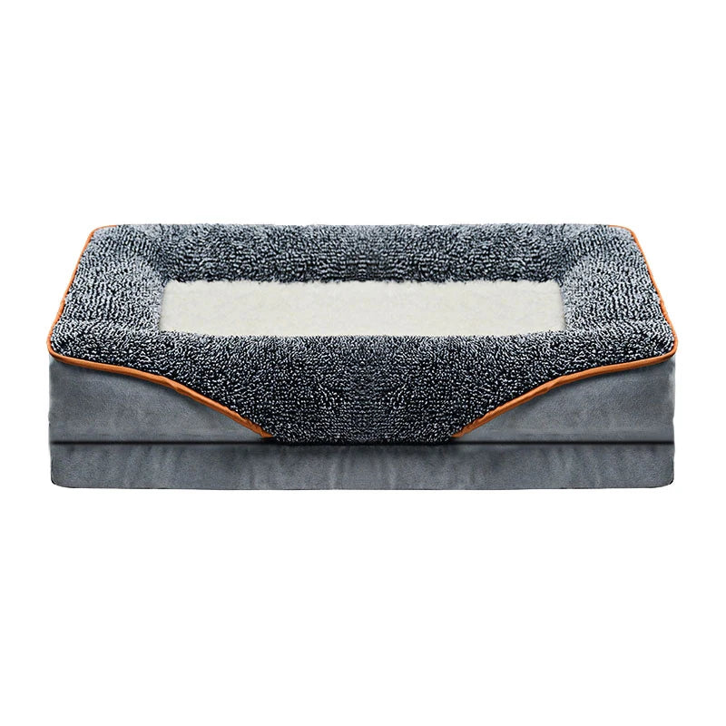Oversized Dog Bed, Removable & Washable, Comfortable and Soft with Raised Edges,