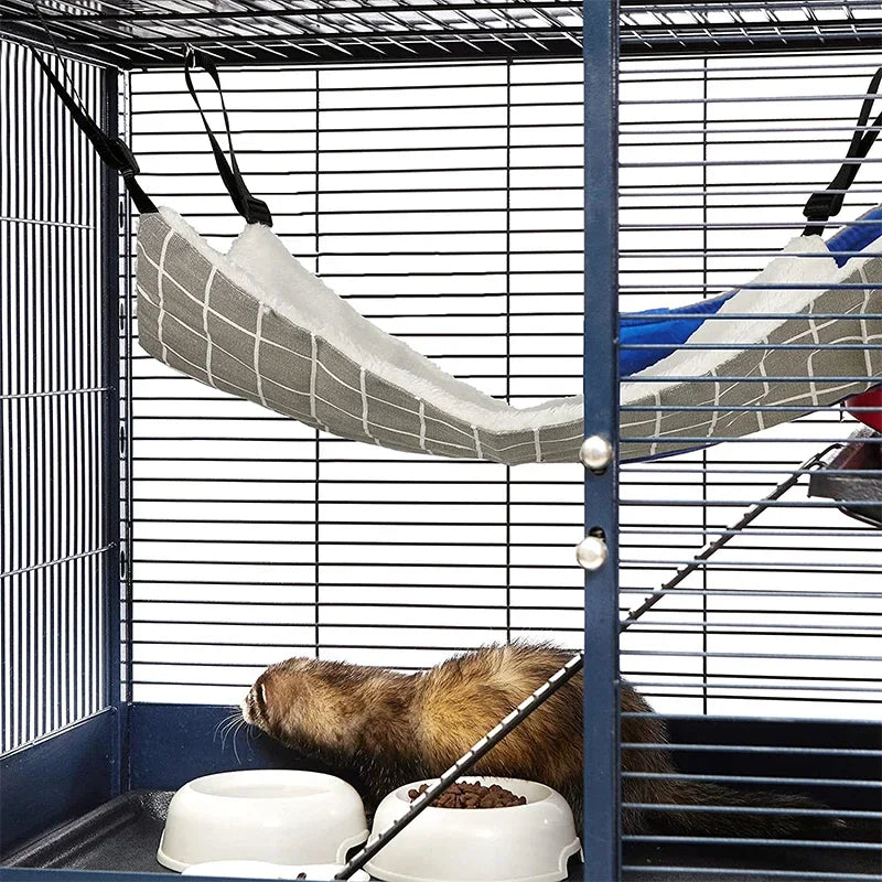 Cat Hanging Hammock with Adjustable Straps Double-Sided