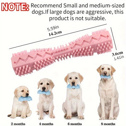 Durable Dog Chew Sticks Toothbrush Soft, Teeth Cleaning Massage Bite Resistant Non-Toxic