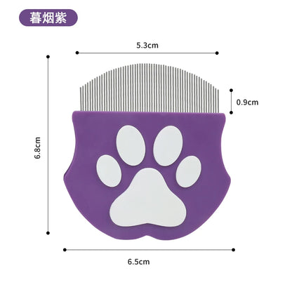 Cat and Dog Face Comb, Tear Stain, Black Chin, Gentle Grooming