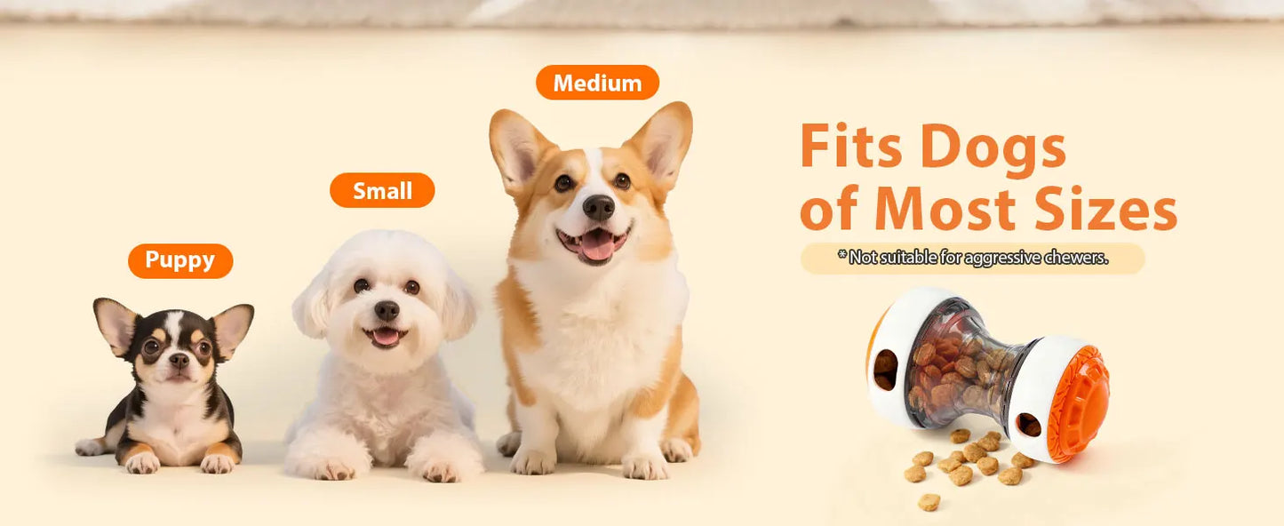 Interactive dog toys for small dogs - Adjustable Treat Dispensing Ball