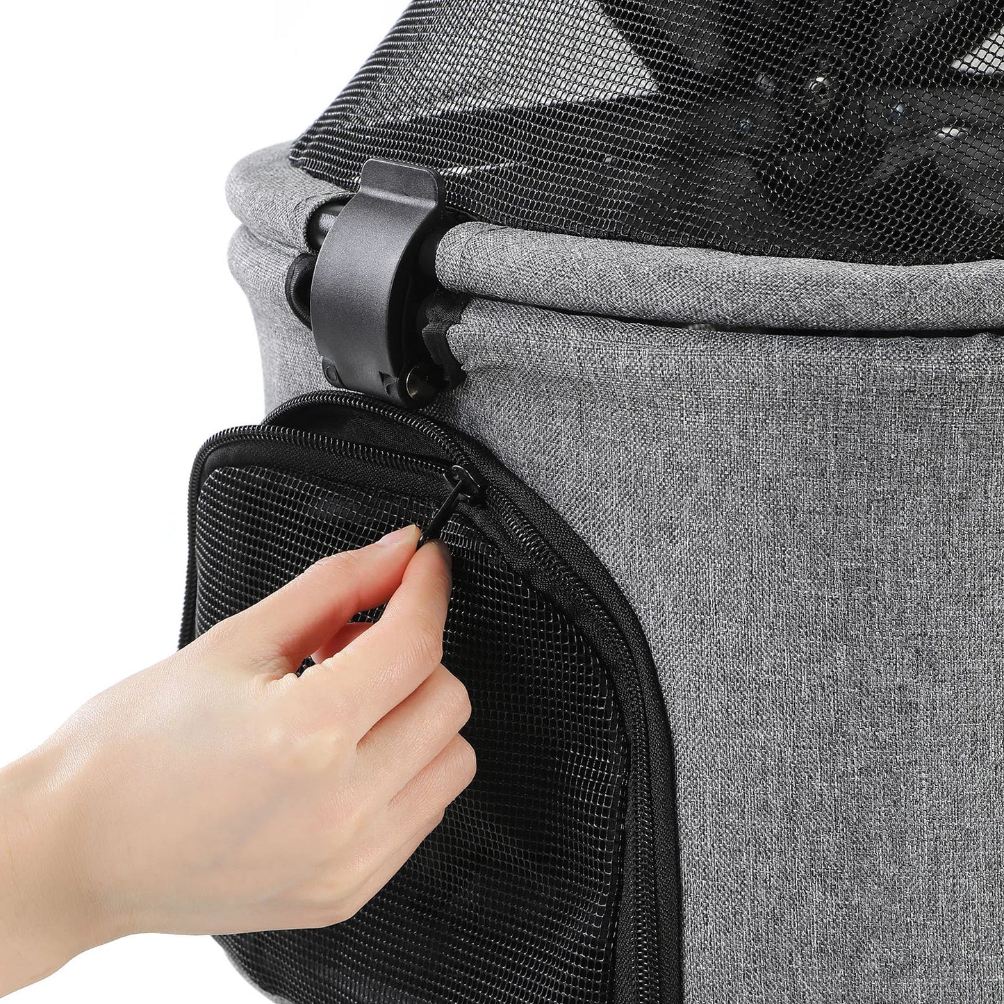 3 in 1 Pet Stroller with Removable Carrier, Folding Stroller for Small/Medium Dogs and Cats, Waterproof