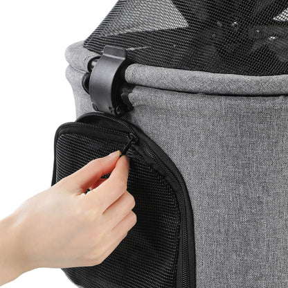 3 in 1 Pet Stroller with Removable Carrier, Folding Stroller for Small/Medium Dogs and Cats, Waterproof