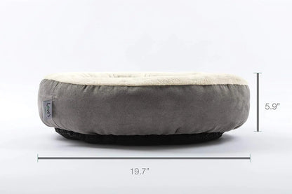 Round Donut Cat and Dog Cushion Bed