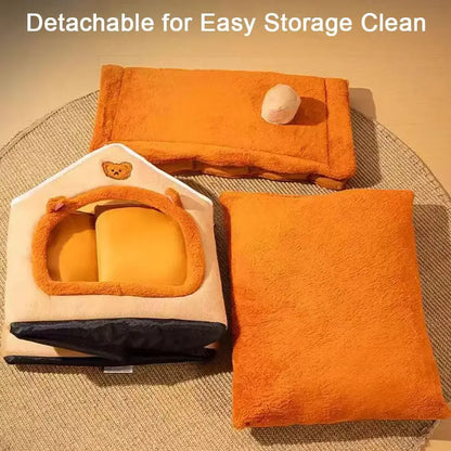 Plush Cat House